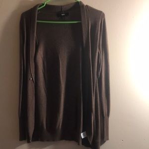 Brown cardigan
